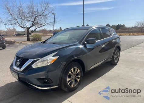 2016 Nissan Murano S из США, поврежденный, VIN 5N1AZ2MH9GN125898
